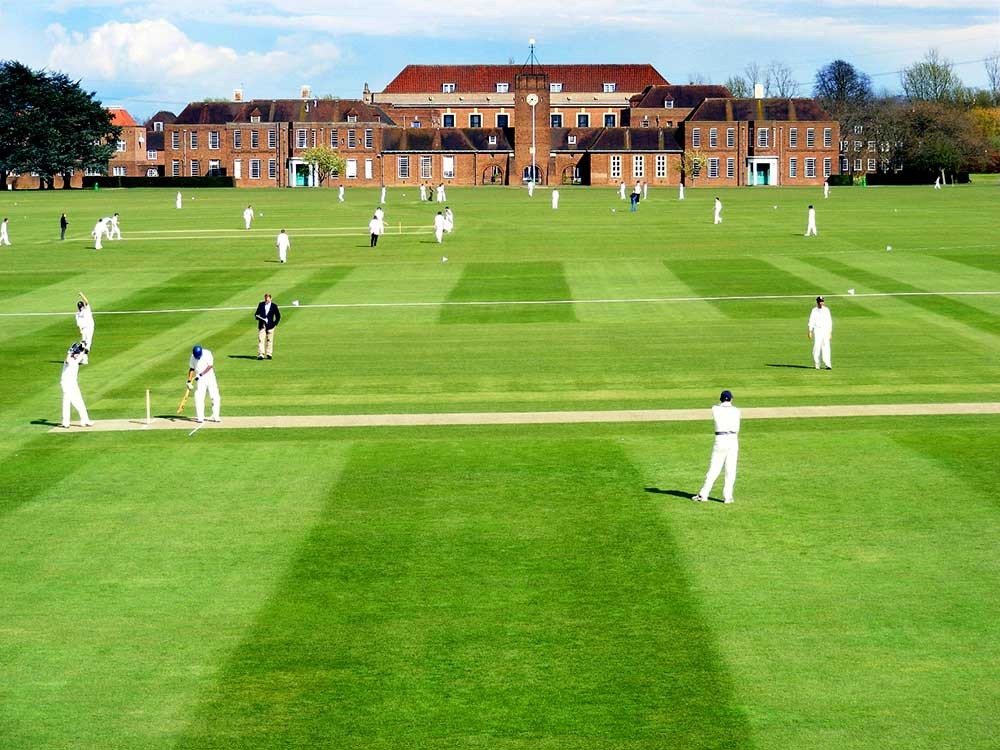 School cricket ground